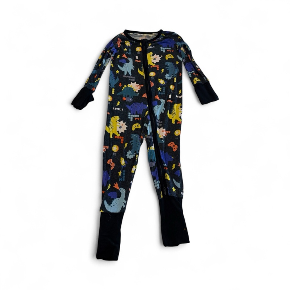 Little Sleepies Next Level Dinosaur Footie Pajama